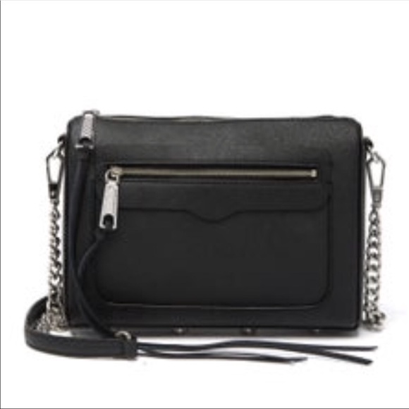 Rebecca Minkoff Handbags - Rebecca Minkoff Avery Black Mini Crossbody Bag